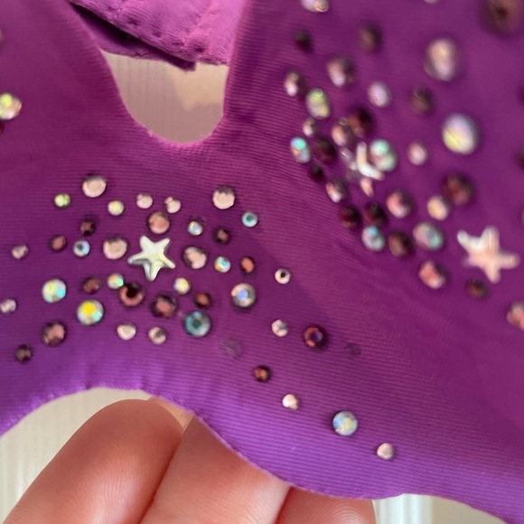 Purple Embellished Women's Push-up Bra Victorias Secret - Picture 2 of 5